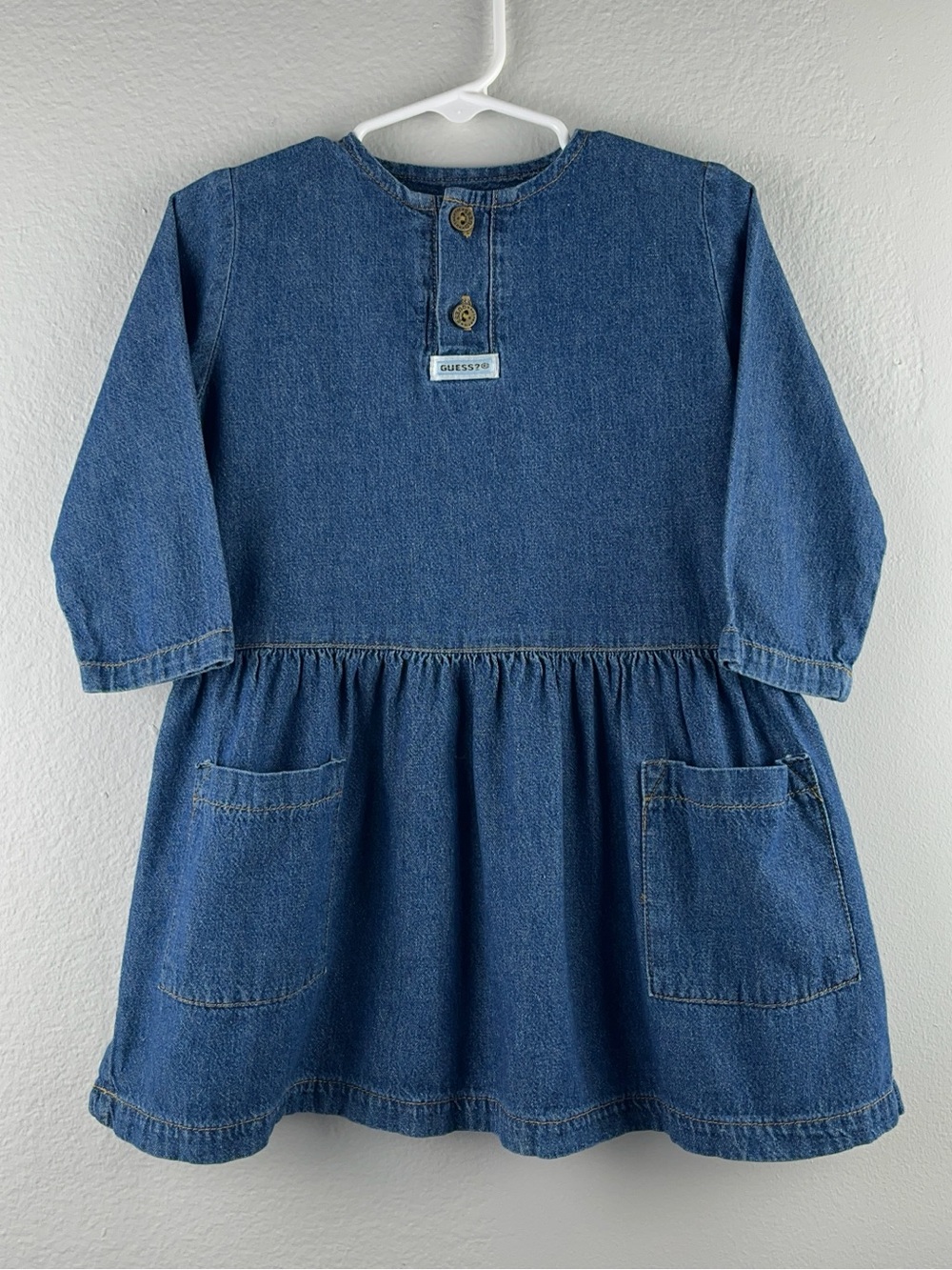 Baby Guess Georges Marciano Classic Denim Vintage Dress 24M